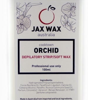 Jax Wax Cooktown Orchid refill voks 100 ml – Professionel hvid cremet stripvoks med titaniumdioxid til ekstremt sensitiv hud.