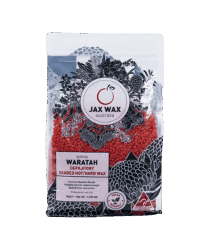 Jax Wax Sydney Waratah hotwax perler – rød professionel perlevoks med jordbærduft til fjernelse af grove hår i klinikker