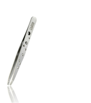 Rubis pincet i kirurgisk stål håndlavet i Schweiz til professionel brynformning i klinik