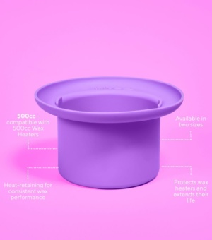 Silikone indsats til 500 ml dobbelt voksvarmer, Pro Wax Liner, der gør voksbehandling mere ren, effektiv og professionel ved at reducere rengøring og spild i klinikken.